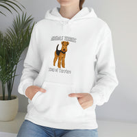 Airedale Terrier Unisex Heavy Blend Hooded Sweatshirt, S - 5XL, 12 Colors, Cotton/Polyester, FREE Shipping, Made in USA!!