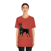 Doberman Pinscher Unisex Jersey Short Sleeve Tee