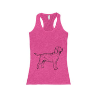 Labrador Retriever Tank Tops for Women Racerback Tank