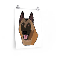 Belgian Malinois Premium Matte vertical posters