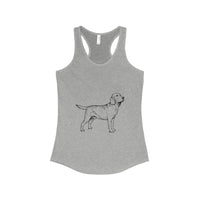 Labrador Retriever Tank Tops for Women Ideal Racerback Tank