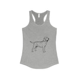 Labrador Retriever Tank Tops for Women Ideal Racerback Tank