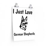 German Shepherd Premium Matte vertical posters, 7 Sizes, Matte Finish, Museum Grade Paper, FREE Shipping, Made in USA!!