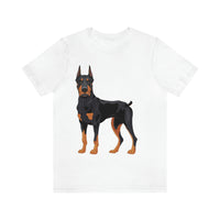 Doberman Pinscher Unisex Jersey Short Sleeve Tee