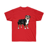 Australian Shepherd Unisex Ultra Cotton Tee, S-5XL, 15 Colors, 100% Cotton, Medium Fabric, FREE Shipping, Made in USA!!