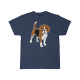 Beagle Men's Short Sleeve Tee, S - 5XL, Preshrunk Cotton, Light Fabric, Relaxed Fit, 11 Colors, FREE Shipping, Made in USA!!