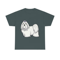 Maltese Unisex Heavy Cotton Tee, S - 5XL, 12 Colors, 100% Cotton, Medium Fabric, FREE Shipping, Made in USA!!