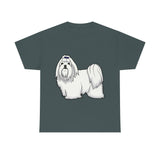 Maltese Unisex Heavy Cotton Tee, S - 5XL, 12 Colors, 100% Cotton, Medium Fabric, FREE Shipping, Made in USA!!