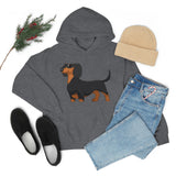 Dachshund Unisex Heavy Blend™ Hooded Sweatshirt, S - 5XL, 13 Colors, Cotton/Polyester, FREE Shipping, Made in USA!!