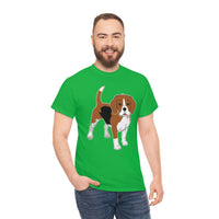 Beagle Unisex Heavy Cotton Tee, Made in the USA!!