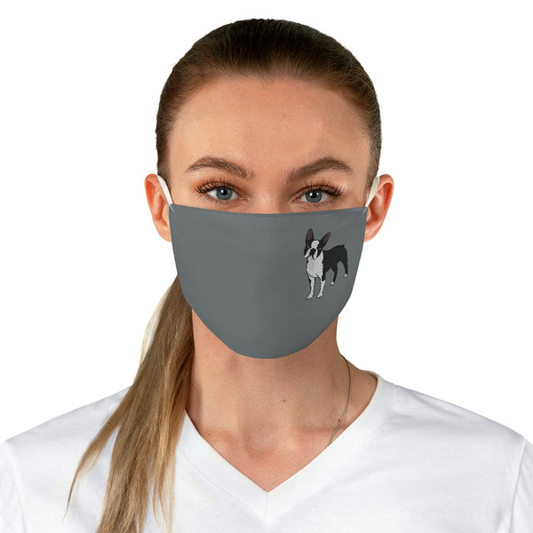 Boston Terrier Fabric Face Mask