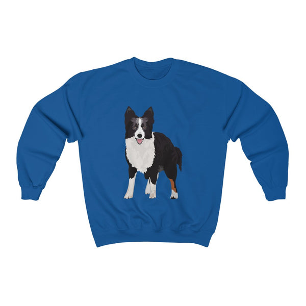 Border Collie Unisex Heavy Blend™ Crewneck Sweatshirt, 11 Colors, S - 3XL, 50% Cotton/Polyester, FREE Shipping, Made in USA!!