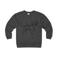 Labrador Retriever Sweatshirt, Unisex Heavyweight Fleece Crew