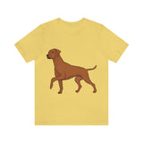 Rhodesian Ridgeback Unisex Jersey Short Sleeve Tee, S - 3XL, 16 Colors, Light Fabric Cotton, FREE Shipping, Made in USA!!