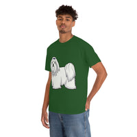 Maltese Unisex Heavy Cotton Tee, S - 5XL, 12 Colors, 100% Cotton, Medium Fabric, FREE Shipping, Made in USA!!