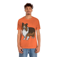 Shetland Sheepdog Unisex Jersey Short Sleeve Tee