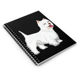 West Highland White Terrier Spiral Notebook - Ruled Line, 118 pages, FREE Shipping, Made in USA!!