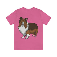 Shetland Sheepdog Unisex Jersey Short Sleeve Tee