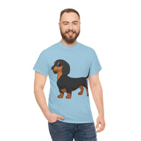 Dachshund Unisex Heavy Cotton Tee, S - 5XL, 12 Colors, Light Fabric, FREE Shipping, Made in USA!!