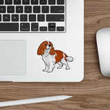 Cavalier King Charles Spaniel Die-Cut Stickers, 5 Image Sizes, Water Resistant Vinyl, Indoor/Outdoor, Matte Finish, FREE Shipping, Made in USA!!