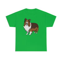 Shetland Sheepdog Unisex Heavy Cotton Tee