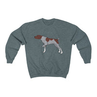 German Shorthaired Pointer Unisex Heavy Blend Crewneck Sweatshirt