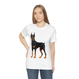 Doberman Pinscher Unisex Jersey Short Sleeve Tee