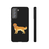 Golden Retriever Cell Phone Cases, Samsung, iPhone, Google, Impact Resistant, Dual Layer for Protection, FREE Shipping, Made in USA!!