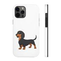 Dachshund Case Mate Tough Phone Cases, Impact Resistant, Wireless Charging, FREE Shipping, Made in USA!!