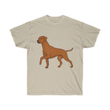 Rhodesian Ridgeback Unisex Ultra Cotton Tee, 100% Cotton,  S - 3XL, FREE Shipping, Made in USA!!