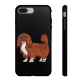 Ruby Cavalier King Charles Spaniel Tough Cases, Matte/Glossy, Outer Shell, 2 Layer Case For Protection, Over 30 Cases!!