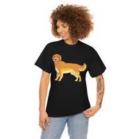 Golden Retriever Unisex Heavy Cotton Tee