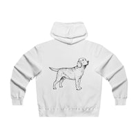 Labrador Retriever Hoodies, Men's Lightweight Zip Hooded Sweatshirt