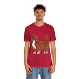 Ruby Cavalier King Charles Spaniel Unisex Jersey Short Sleeve Tee, 14 Colors, 100% Cotton, XS - 3XL, FREE Shipping, Made in USA!!