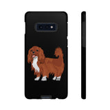 Ruby Cavalier King Charles Spaniel Tough Cases, Matte/Glossy, Outer Shell, 2 Layer Case For Protection, Over 30 Cases!!