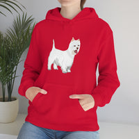 West Highland White Terrier Unisex Heavy Blend™ Hooded Sweatshirt, S - 5XL, Cotton/Polyester, FREE Shipping, Made in USA!!
