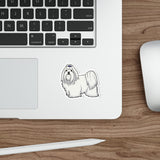 Shih Tzu Die-Cut Stickers, Water Resistant Vinyl, 5 Sizes, Matte Finish, Indoor/Outdoor, FREE Shipping, Made in USA!!