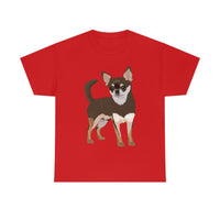 Chihuahua Unisex Heavy Cotton Tee, S - 5XL, 12 Colors, 100% Cotton, Made in the Usa, Free Shipping!!