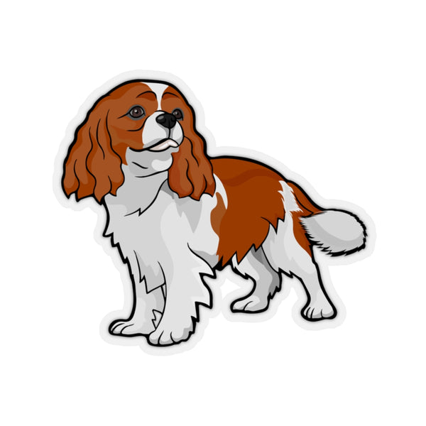 Cavalier King Charles Spaniel Kiss-Cut Stickers