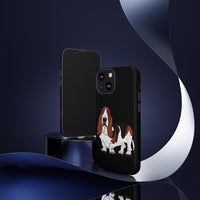 Basset Hound Tough Cases, 33 Sizes, Google, Samsung, iPhone, Matte or Glossy, Impact Resistant, Dual Layer Case, FREE Shipping, Made in USA!!