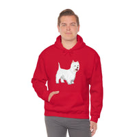 West Highland White Terrier Unisex Heavy Blend™ Hooded Sweatshirt, S - 5XL, Cotton/Polyester, FREE Shipping, Made in USA!!