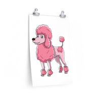 Poodle Premium Matte vertical posters