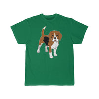 Beagle Men's Short Sleeve Tee, S - 5XL, Preshrunk Cotton, Light Fabric, Relaxed Fit, 11 Colors, FREE Shipping, Made in USA!!