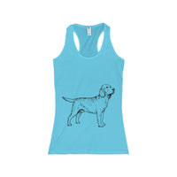 Labrador Retriever Tank Tops for Women Racerback Tank