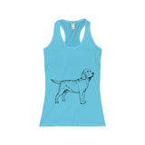 Labrador Retriever Tank Tops for Women Racerback Tank