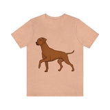 Rhodesian Ridgeback Unisex Jersey Short Sleeve Tee, S - 3XL, 16 Colors, Light Fabric Cotton, FREE Shipping, Made in USA!!