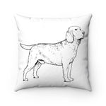 Labrador Retriever Spun Polyester Square Pillow Case