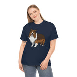 Shetland Sheepdog Unisex Heavy Cotton Tee