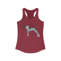 German Shorthaired Pointer Women's Ideal Racerback Tank