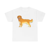 Golden Retriever Unisex Heavy Cotton Tee